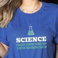 Science Because Figuring Things Out Better Student Teacher Women's Heather T-Shirt Heather True Royal Science Because Figuring Things Out Better Student Teacher Women's Heather T-Shirt Heather True Royal