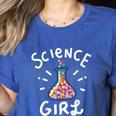 Science Girl Chemistry Biology Student Teacher Women's Heather T-Shirt Heather True Royal Science Girl Chemistry Biology Student Teacher Women's Heather T-Shirt Heather True Royal