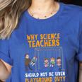 Science Physicist Chemist Teacher Vintage Women's Heather T-Shirt Heather True Royal