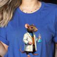 Science Rat Lab Science Scientist Mouse Teacher Chemistry Women's Heather T-Shirt Heather True Royal Science Rat Lab Science Scientist Mouse Teacher Chemistry Women's Heather T-Shirt Heather True Royal