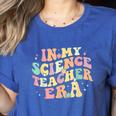 In My Science Teacher Era Retro Back To School STEM Teacher For Men Women Women's Heather T-Shirt Heather True Royal In My Science Teacher Era Retro Back To School STEM Teacher For Men Women Women's Heather T-Shirt Heather True Royal