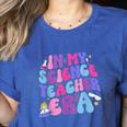 In My Science Teacher Era Teacher Women's Heather T-Shirt Heather True Royal In My Science Teacher Era Teacher Women's Heather T-Shirt Heather True Royal