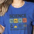 Science Teacher Periodic Table Jokes Chemistry Pun Women's Heather T-Shirt Heather True Royal