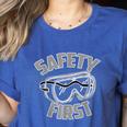 Science Teacher Shirt Safety First STEM STEAM Shirt Women's Heather T-Shirt Heather True Royal Science Teacher Shirt Safety First STEM STEAM Shirt Women's Heather T-Shirt Heather True Royal