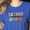 Second Grade Dream Team Back To School 2nd Grade Teacher Women's Heather T-Shirt Heather True Royal Second Grade Dream Team Back To School 2nd Grade Teacher Women's Heather T-Shirt Heather True Royal