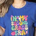 In My Second Grade Era Teachers Women Back To School Girls Women's Heather T-Shirt Heather True Royal