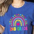 Second Grade Rainbow Girls Boys Teacher Team 2nd Grade Squad Women's Heather T-Shirt Heather True Royal Second Grade Rainbow Girls Boys Teacher Team 2nd Grade Squad Women's Heather T-Shirt Heather True Royal