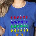 Sign Language Alphabet For ASL Interpreter Deaf Teacher Stud For Men Women Girls Kids Women's Heather T-Shirt Heather True Royal Sign Language Alphabet For ASL Interpreter Deaf Teacher Stud For Men Women Girls Kids Women's Heather T-Shirt Heather True Royal