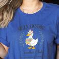 Silly Goose Teacher Club Women's Heather T-Shirt Heather True Royal