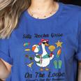 Silly Teacher Goose On The Loose School Out Summer Women Men Women's Heather T-Shirt Heather True Royal Silly Teacher Goose On The Loose School Out Summer Women Men Women's Heather T-Shirt Heather True Royal