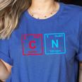 Six Seven Meme 6 7 Science Teacher 6-7 Periodic Table Women's Heather T-Shirt Heather True Royal