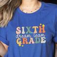 Sixth Grade Dream Team First Day Of 6th Grade Teachers Women's Heather T-Shirt Heather True Royal Sixth Grade Dream Team First Day Of 6th Grade Teachers Women's Heather T-Shirt Heather True Royal