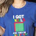 I Got Skills They'Re Multiplying Shirt Math Teacher Women's Heather T-Shirt Heather True Royal