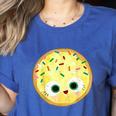 The Smart Cookie Good Egg Teacher Halloween Costume Food Women's Heather T-Shirt Heather True Royal