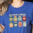 Social Studies Is My Jam History Teacher Back To School Women's Heather T-Shirt Heather True Royal Social Studies Is My Jam History Teacher Back To School Women's Heather T-Shirt Heather True Royal
