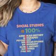 Social Studies Is Relevant History Teacher History Buff Women's Heather T-Shirt Heather True Royal Social Studies Is Relevant History Teacher History Buff Women's Heather T-Shirt Heather True Royal