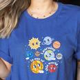 Solar System Learning Is Out Of This World Science Teacher Women's Heather T-Shirt Heather True Royal Solar System Learning Is Out Of This World Science Teacher Women's Heather T-Shirt Heather True Royal