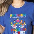 Spanish Teacher Bilingual Teacher Maestra Maestras Women's Heather T-Shirt Heather True Royal Spanish Teacher Bilingual Teacher Maestra Maestras Women's Heather T-Shirt Heather True Royal