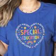 Special Education Squad Dream Team SPED Teacher Appreciation Women's Heather T-Shirt Heather True Royal