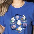 Special Education Teacher Halloween Pumpkin Ghost Inclusion Women's Heather T-Shirt Heather True Royal Special Education Teacher Halloween Pumpkin Ghost Inclusion Women's Heather T-Shirt Heather True Royal