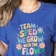 Special Education Teacher Team SPED Grow With The Flow Women's Heather T-Shirt Heather True Royal Special Education Teacher Team SPED Grow With The Flow Women's Heather T-Shirt Heather True Royal