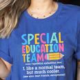 Special Education Team Definition Retro Ed Team Crew Teacher Women's Heather T-Shirt Heather True Royal