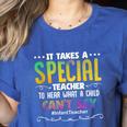 Special Teacher Daycare School Childcare Infant Teacher Women's Heather T-Shirt Heather True Royal Special Teacher Daycare School Childcare Infant Teacher Women's Heather T-Shirt Heather True Royal