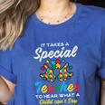 Special Teacher To Hear Child Cant Say Autism Awareness Sped Women's Heather T-Shirt Heather True Royal