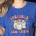 Specials Boo Crew Art Music Pe Tech Teacher Ghost Halloween Women's Heather T-Shirt Heather True Royal