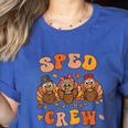 Sped Teacher Crew Thanksgiving Special Education Teacher Women's Heather T-Shirt Heather True Royal Sped Teacher Crew Thanksgiving Special Education Teacher Women's Heather T-Shirt Heather True Royal