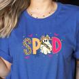 Sped Teacher Halloween Ghost Special Education Preppy Fall Women's Heather T-Shirt Heather True Royal Sped Teacher Halloween Ghost Special Education Preppy Fall Women's Heather T-Shirt Heather True Royal