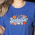 Speducator Special Education Teacher Teaching SPED Women's Heather T-Shirt Heather True Royal