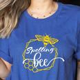 Spelling Bee Halloween Costume For Teachers Women's Heather T-Shirt Heather True Royal Spelling Bee Halloween Costume For Teachers Women's Heather T-Shirt Heather True Royal