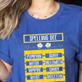 Spelling Bee Halloween Teachers Bee Spelling Competition Women's Heather T-Shirt Heather True Royal