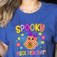 Spooky ESOL Teacher Halloween ESOL Teaching Coquette Women's Heather T-Shirt Heather True Royal Spooky ESOL Teacher Halloween ESOL Teaching Coquette Women's Heather T-Shirt Heather True Royal