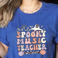 Spooky Music Teacher Halloween Music Teaching Men Women Women's Heather T-Shirt Heather True Royal Spooky Music Teacher Halloween Music Teaching Men Women Women's Heather T-Shirt Heather True Royal