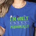 Only Spooky Periodically Halloween Chemistry Teacher Men Women Women's Heather T-Shirt Heather True Royal