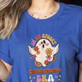 In My Spooky Science Teacher Era Occupational Haunts Women's Heather T-Shirt Heather True Royal In My Spooky Science Teacher Era Occupational Haunts Women's Heather T-Shirt Heather True Royal