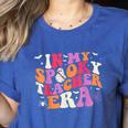 In My Spooky Teacher Era Halloween Teacher Back To School Women's Heather T-Shirt Heather True Royal In My Spooky Teacher Era Halloween Teacher Back To School Women's Heather T-Shirt Heather True Royal