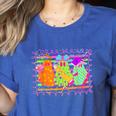Spooky Teacher Halloween Ghost Fall Autumn Season Women Women's Heather T-Shirt Heather True Royal