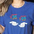 Square Root 36 49 Meme 67 Ice Cream Drip Math Teacher Tee Women's Heather T-Shirt Heather True Royal Square Root 36 49 Meme 67 Ice Cream Drip Math Teacher Tee Women's Heather T-Shirt Heather True Royal