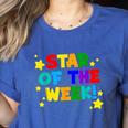 Star Of The Week Cheerful Recognition Student Teachers Class Men Women Kids Women's Heather T-Shirt Heather True Royal Star Of The Week Cheerful Recognition Student Teachers Class Men Women Kids Women's Heather T-Shirt Heather True Royal