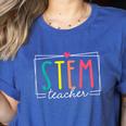 STEM Teacher Science Appreciation Women Back To School Women's Heather T-Shirt Heather True Royal STEM Teacher Science Appreciation Women Back To School Women's Heather T-Shirt Heather True Royal