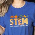 STEM Teacher Thanksgiving Grateful Educator Science Class Women's Heather T-Shirt Heather True Royal STEM Teacher Thanksgiving Grateful Educator Science Class Women's Heather T-Shirt Heather True Royal