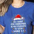 Stop Saying 6-7 Teacher Students 67 Christmas Meme 6 7 Women's Heather T-Shirt Heather True Royal