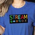 Stream Technology Robotics Shirt For Teachers And Students Premium Tri-Blend Women's Heather T-Shirt Heather True Royal Stream Technology Robotics Shirt For Teachers And Students Premium Tri-Blend Women's Heather T-Shirt Heather True Royal