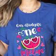 Our Students Are One In A Melon Teacher Watermelon Summer Women's Heather T-Shirt Heather True Royal