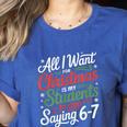 Students Saying 6-7 67 Six Seven Teacher Christmas Women's Heather T-Shirt Heather True Royal Students Saying 6-7 67 Six Seven Teacher Christmas Women's Heather T-Shirt Heather True Royal