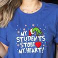 My Students Stole My Heart School Teacher Christmas Men Women Kids Women's Heather T-Shirt Heather True Royal My Students Stole My Heart School Teacher Christmas Men Women Kids Women's Heather T-Shirt Heather True Royal
