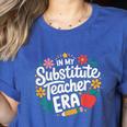 In My Substitute Teacher Era Women's Heather T-Shirt Heather True Royal In My Substitute Teacher Era Women's Heather T-Shirt Heather True Royal